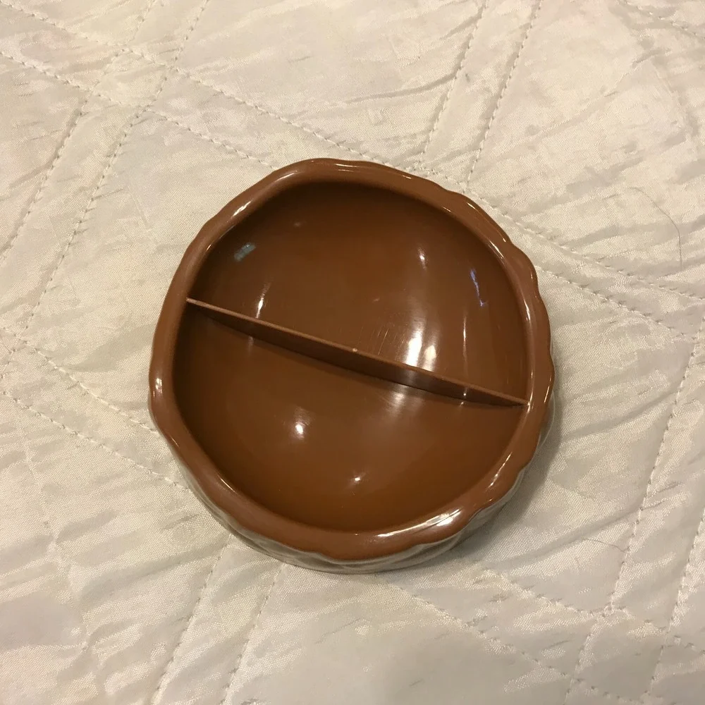 Green Dinosaur‎ Taco holder with brown salsa bowl